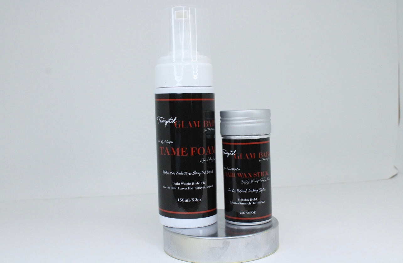 Tame Foam + Hair Wax Stick Bundle