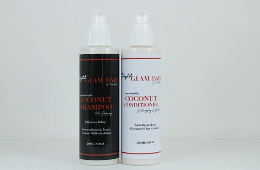 Coconut Shampoo + Coconut Conditioner Bundle