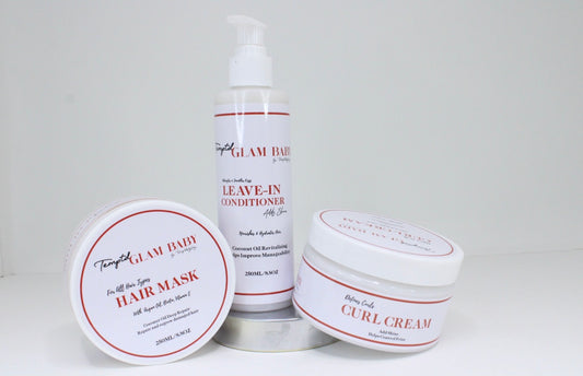 Hair Mask + Leave-In + Curl Cream Bundle